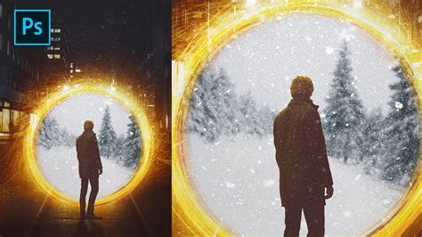 Create Portal Effect in Photoshop - Video Tutorial - Tutorials - Fribly