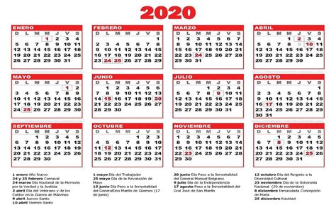 Conoce y descarga el calendario de días feriados 2021 en argentina, que incluye los festivos trasladables y con fines. El 2020 tendrá 7 fines de semana largos y cuatro XL ...