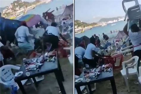 Batalla Campal Entre Turistas Y Meseros Deja Heridos En Acapulco