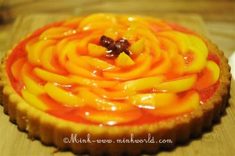 That way i still get my peach pie. Pfirsich kuchen - Minh World