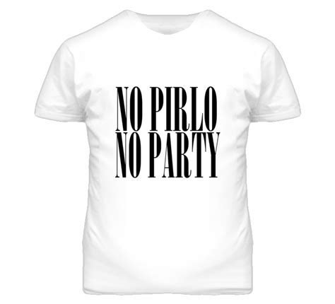 Andrea Pirlo Italy Soccer No Pirlo No Party World Cup 2014 T Shirt
