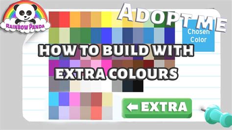 It has attracted hundreds and thousands of concurrent players with over 4 billion visits in total. Adopt Me Building Hacks - 🎨Add 12 Extra Colors To Your ...