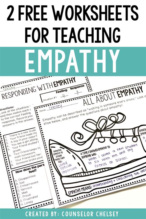 Empathy Worksheets Free Teaching Empathy Social Skills Lessons