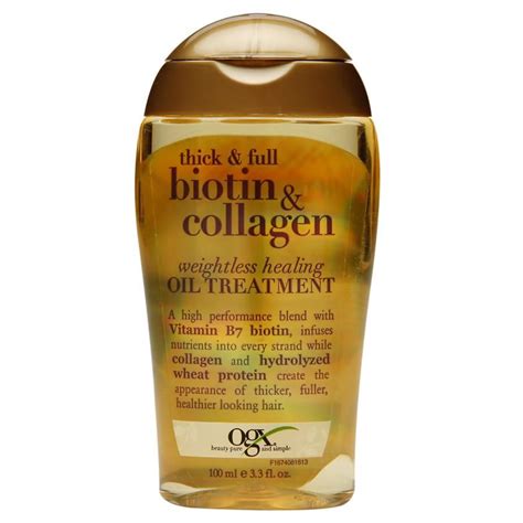 Ogx Thick Full Biotin And Collagen Weightless Healing Oil