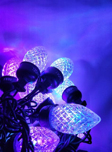 Gemmy 10ct Multicolor C9 String Light Diamond Sparkle Led Lightshow