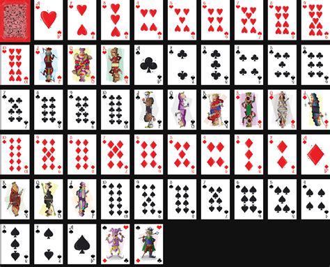 Playing Card Templates Free Download Custom Playing C