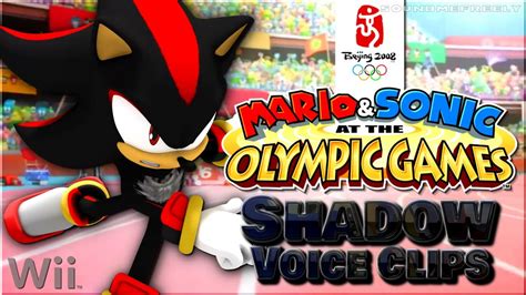 All Shadow Voice Clips Mario And Sonic At The Olympic Games Beijing
