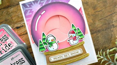 We've got a section of the gallery set aside for snow globe card. Magic Iris Snow Globe card - YouTube