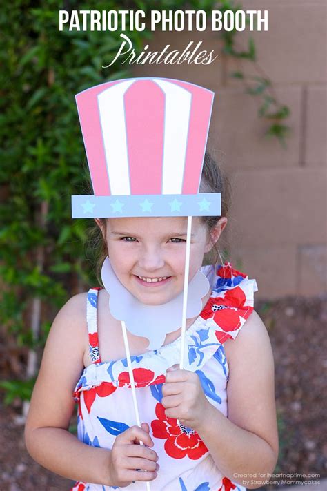 Patriotic Photo Booth Printables Photo Booth Printables 4th Of July