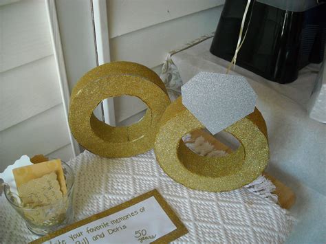 Your wedding anniversary is a special day. Giant rings we made for my parents 50th Anniversary party ...