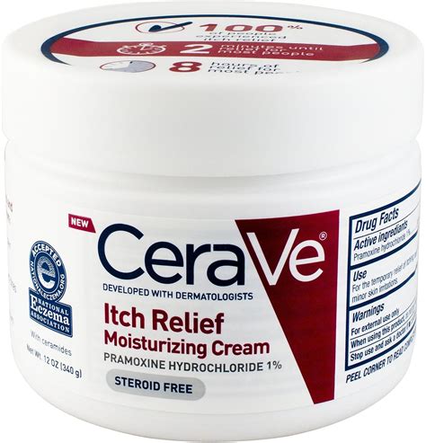 Cerave Itch Relief Moisturizing Cream 12 Oz Pack Of 4