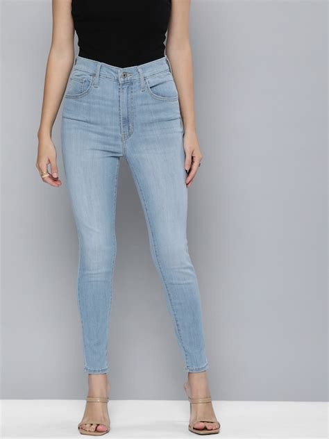 For Fit Super Jeans High Skinny Women Rise Levis Apparel Fade Jeans