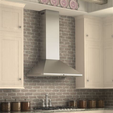 30 And 36 900 Cfm Ducted Wall Mount Range Hood Stainless Steel Range
