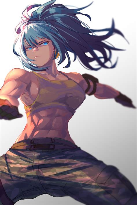 Leona Heidern The King Of Fighters Mobile Wallpaper By Rasetsu Zerochan Anime