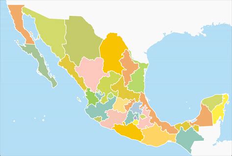 Ça Alors 28 Raisons Pour Mapa De Mexico Con Division Politica Y
