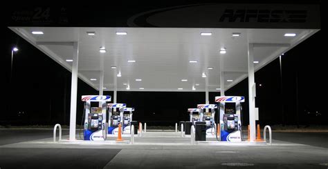 Fuel Stations Led Lighting Electrical Auto Ev Charging Stations