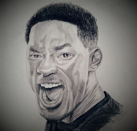 Will Smith Pencil Drawing By Dubz002 On Deviantart