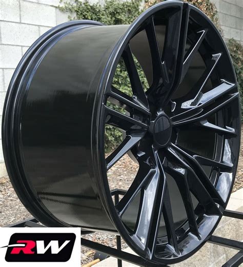 20x10 20x11 Wheels For Chevy Camaro Zl1 2012 2019 Gloss Black Rims