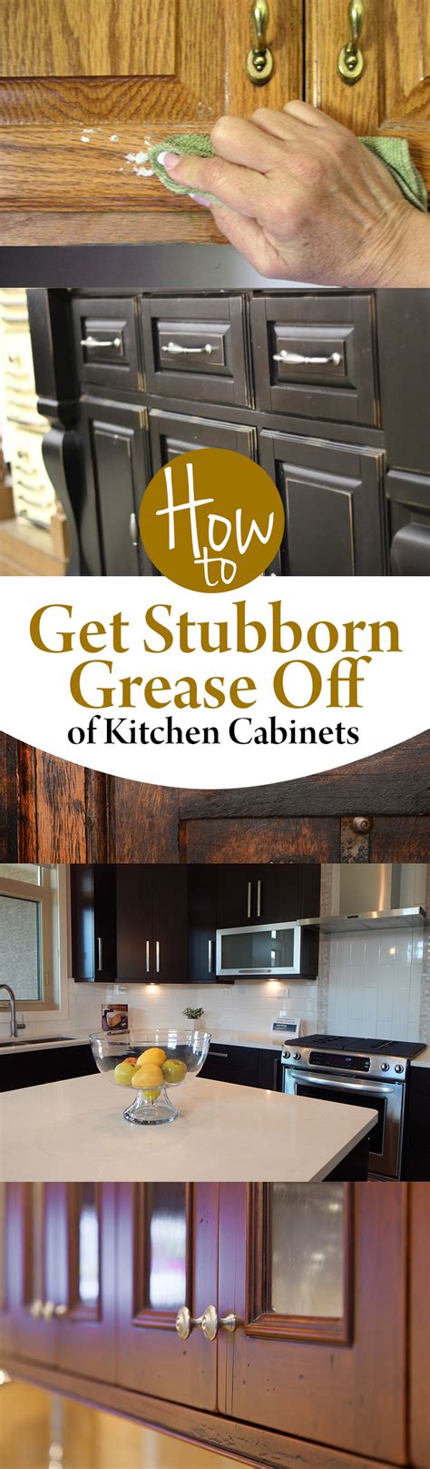 I eagerly decided to give it a try it on my gunky kitchen cabinets! How to Get Stubborn Grease Off of Kitchen Cabinets - Wrapped in Rust