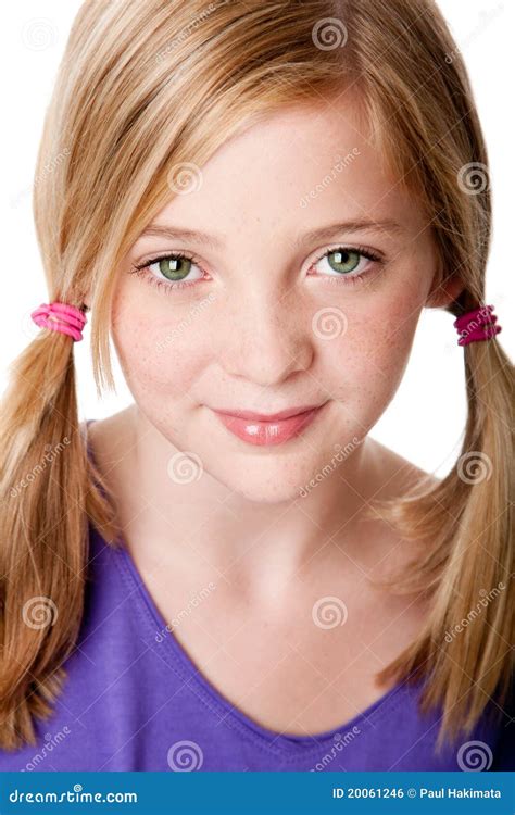 Visage De Beaut De Fille D Adolescent Photo Stock Image Du Caucasien