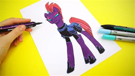 In this tutorial, we learn how to draw shadow the hedgehog. My Little Pony Movie Tempest Shadow Drawing | How to Draw ...