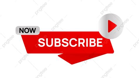 Subscribe Button Vector Png Images Subscribe Png Button Red Clipart