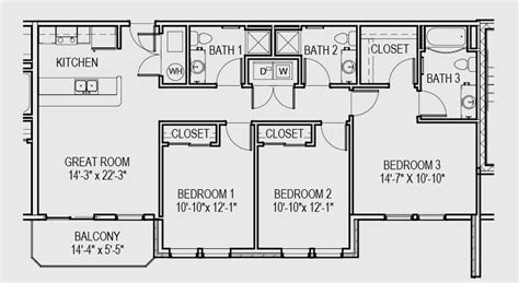 Please inform 3 bedroom apartment in advance of your expected arrival time. 3 bedroom apartment floor plan - Google Search | Apartment ...