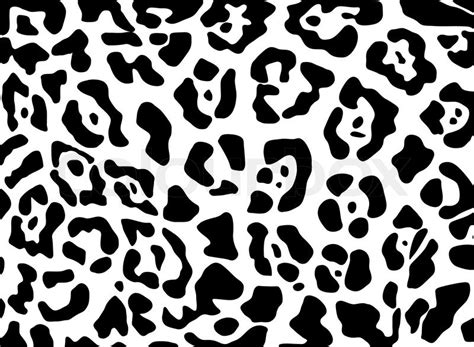 Vector - jaguar texture Black and White isolated | Stock Vector | Colourbox