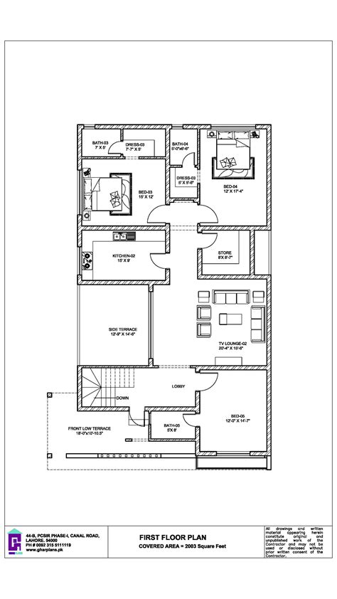 40′ X 80′ House Design Has 5 Bedrooms Beautiful House Design 2 Beds On