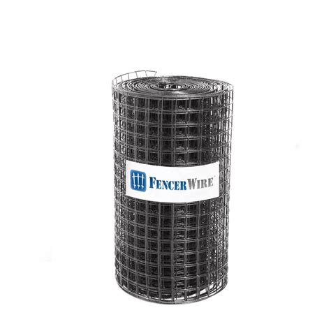 Fencer Wire 2 Ft X 100 Ft 16 Gauge Black Pvc Coated Welded Wire Fence