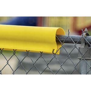 Choose fencing designs with integrated trellis screens or create a partition with slatted venetian fence panels. Decorative Chain Link Fence Privacy Slats - Safety Top Cap ...