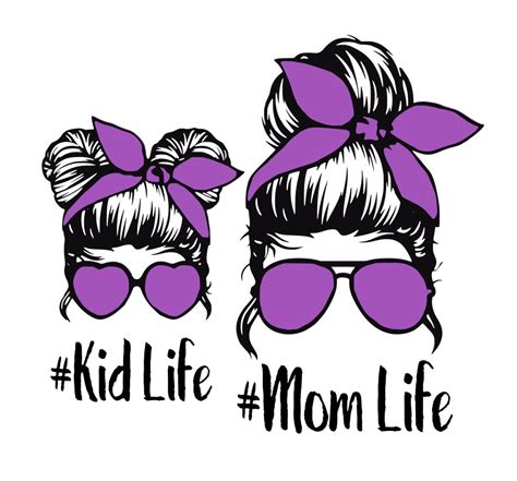 American Mom Png American Messy Bun Png Mom Life Png Etsy My XXX Hot Girl