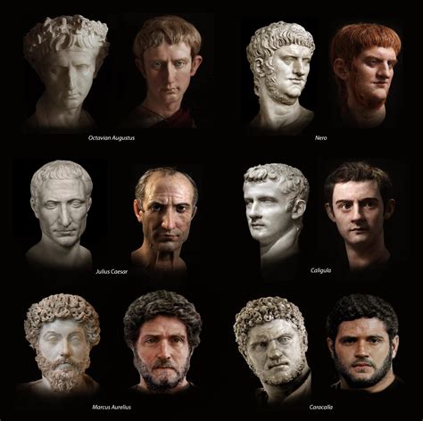 Esculturas Hiper Realistas De Emperadores Romanos Reshistoria