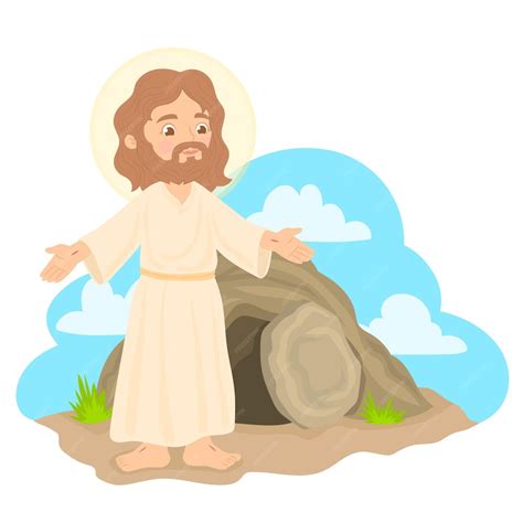 Jesús Sale De La Cueva De La Tumba Lugar De Entierro Cristianismo