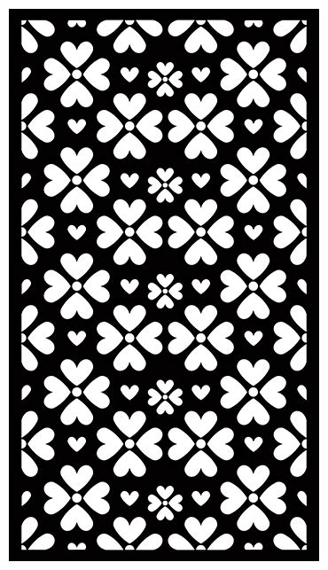 Flower Jali Pattern Laser Cnc Design Makerbhawan