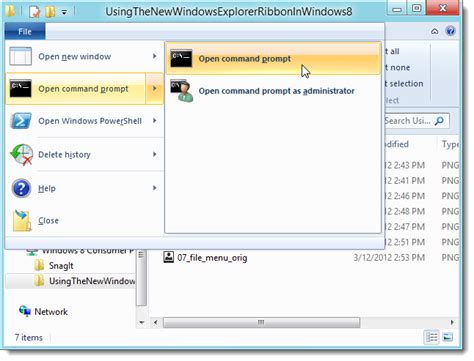 Using The New Windows Explorer Ribbon In Windows 8