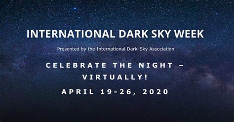 International Dark Sky Week Childhood By Nature