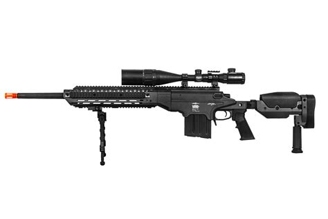 Lancer Tactical Ltr338l Spring Sniper Airsoft Rifle Black