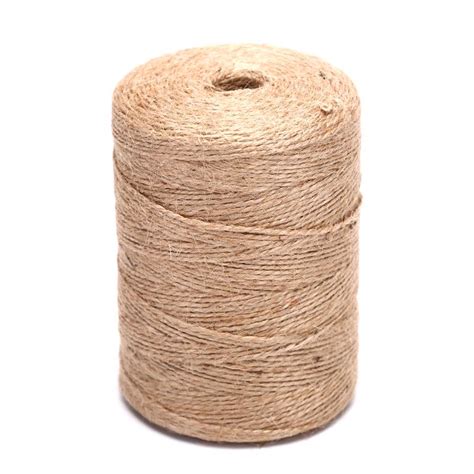 Buy Natural Hemp Linen Cord Twisted Burlap Jute Twine Rope String Diy