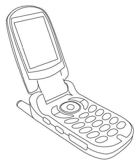 Coloring Pages Of Cell Phone Coloring Pages
