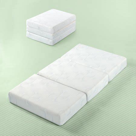 Latex mattress folding mattress size bed breathe foam tatami mattress. Zinus Gel Memory Foam 5" Portable Tri-Fold Mattress ...