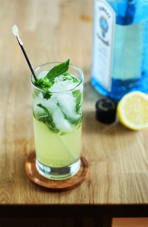 cocktail friday basil gin fizz — set the table