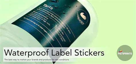 Affordable Waterproof Label Sticker Printing Pistiprints