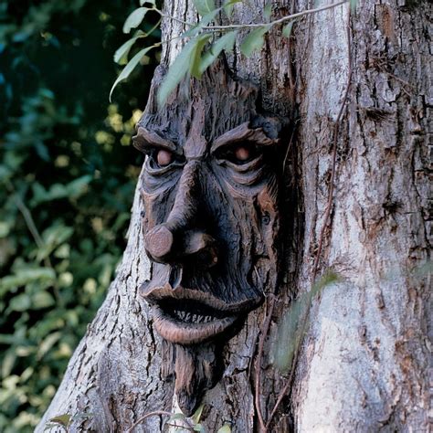 Faces In The Trees The Spirit Of Nottingham Greenman Tree Statue