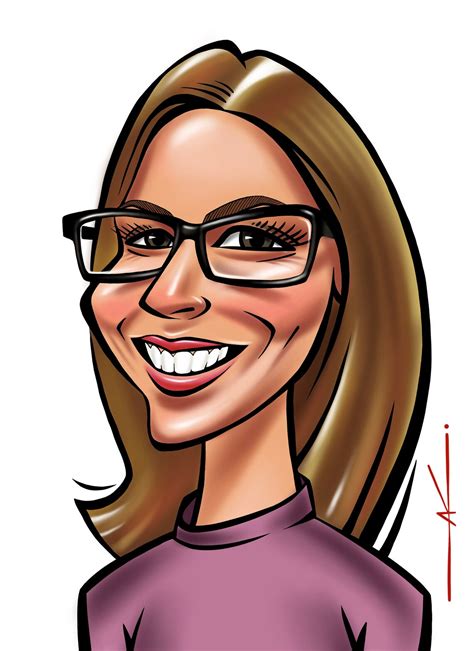 Custom Caricature For 1 Person Color Digital Caricature From Your
