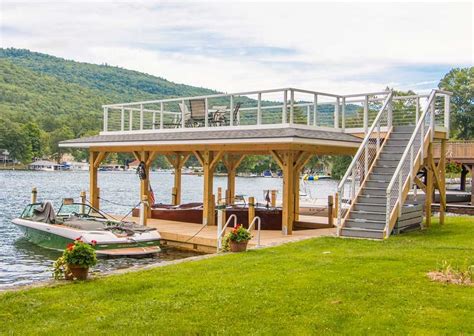 Photo Gallery Of Custom Designed Boathouses By The Dock Doctors — The