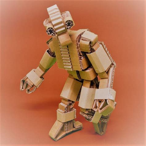 Kurt1 The Articulated Cardboard Robot 15 Steps With Pictures