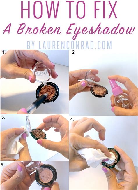 If you've dropped your favorite eyeshadow and don't want to toss it just yet, you've come to the right place. How to Fix a Broken Eyeshadow - AllDayChic
