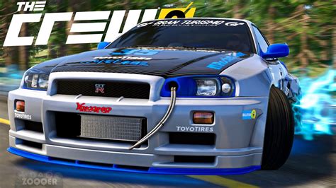 It underwent a facelift in 2000 and ceased production in 2002. NEU! WIDEBODY Nissan Skyline R34 Tuning - The Crew 2 - YouTube