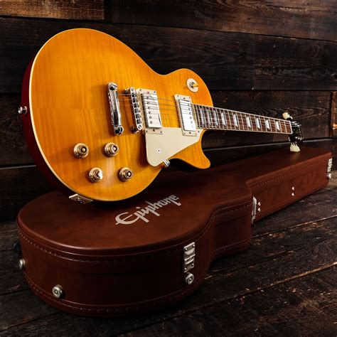Epiphone 1959 Les Paul Standard Outfit In Aged Lemon Burst Andertons Music Co